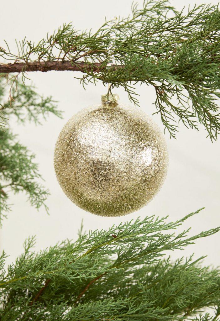 Textured Glass Ornament, 3 Sizes