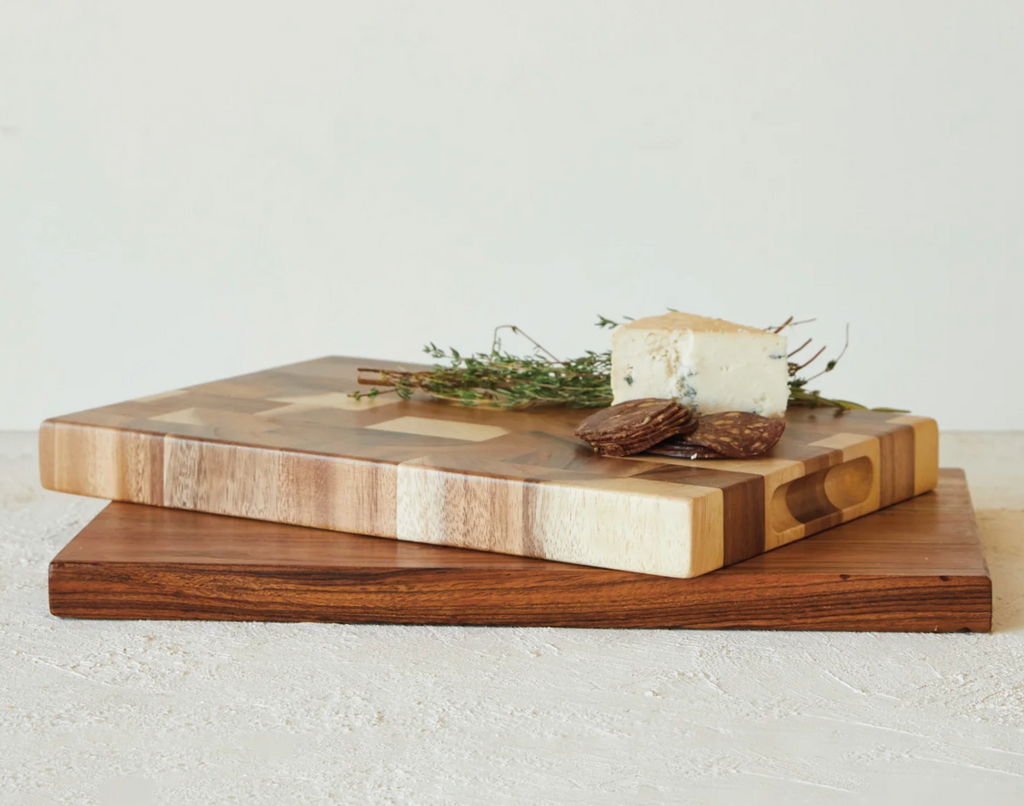 Suar Wood Rectangle Cheese/Cutting Board