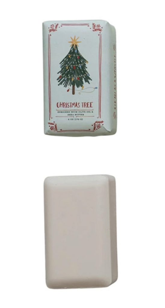 Milled Bar Soap ~ Christmas Tree Scent
