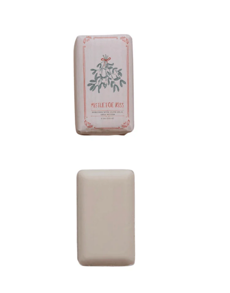 Milled Bar Soap ~ Mistletoe Kiss Scent