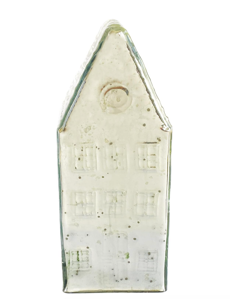 Mercury Glass House w/ Silver Finish, 2 Sizes