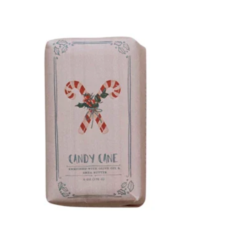 Milled Bar Soap ~ Candy Cane Scent