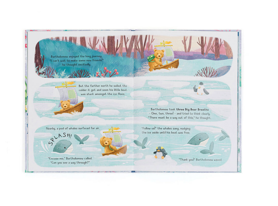 Jellycat Bartholomew Bear and the Snow Giants Book