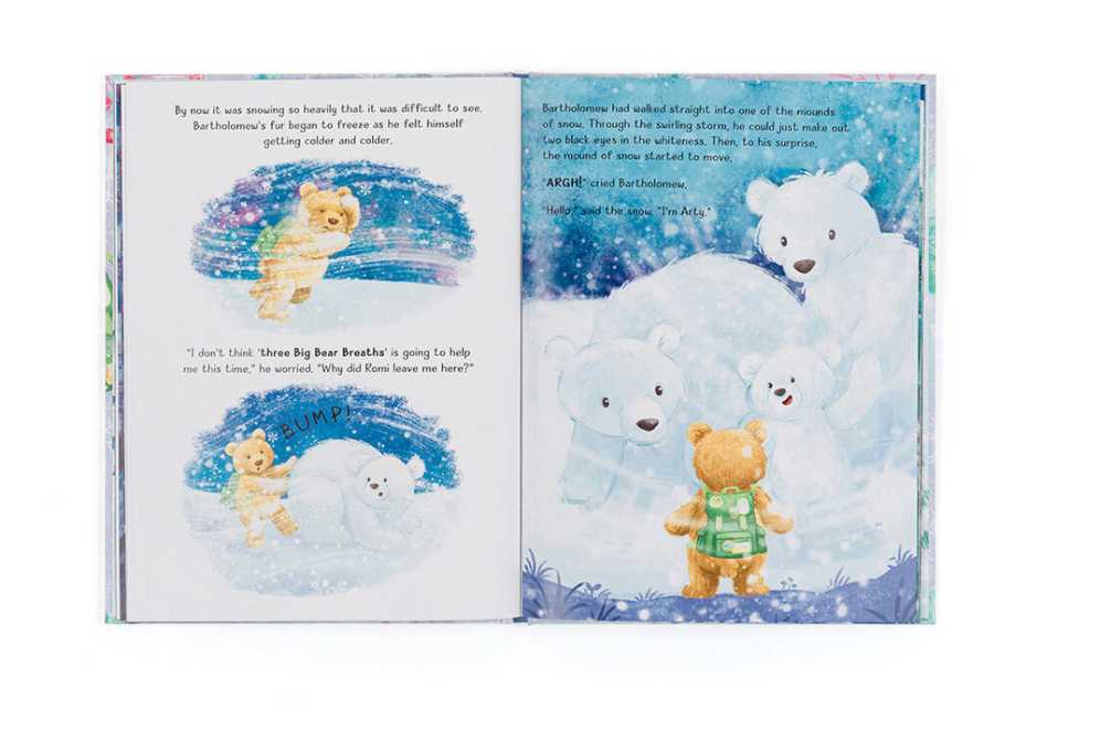 Jellycat Bartholomew Bear and the Snow Giants Book