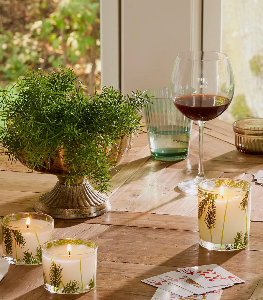 Thymes Frasier Fir Pine Needle Candle Set