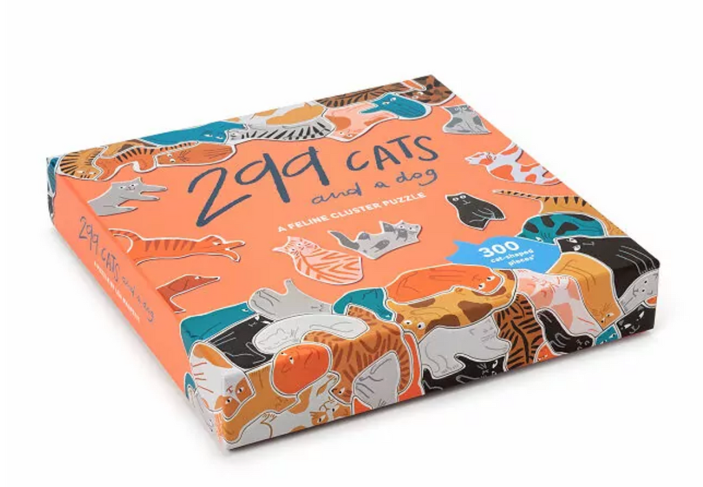 299 Cats (and a Dog) 300 Piece Cluster Puzzle