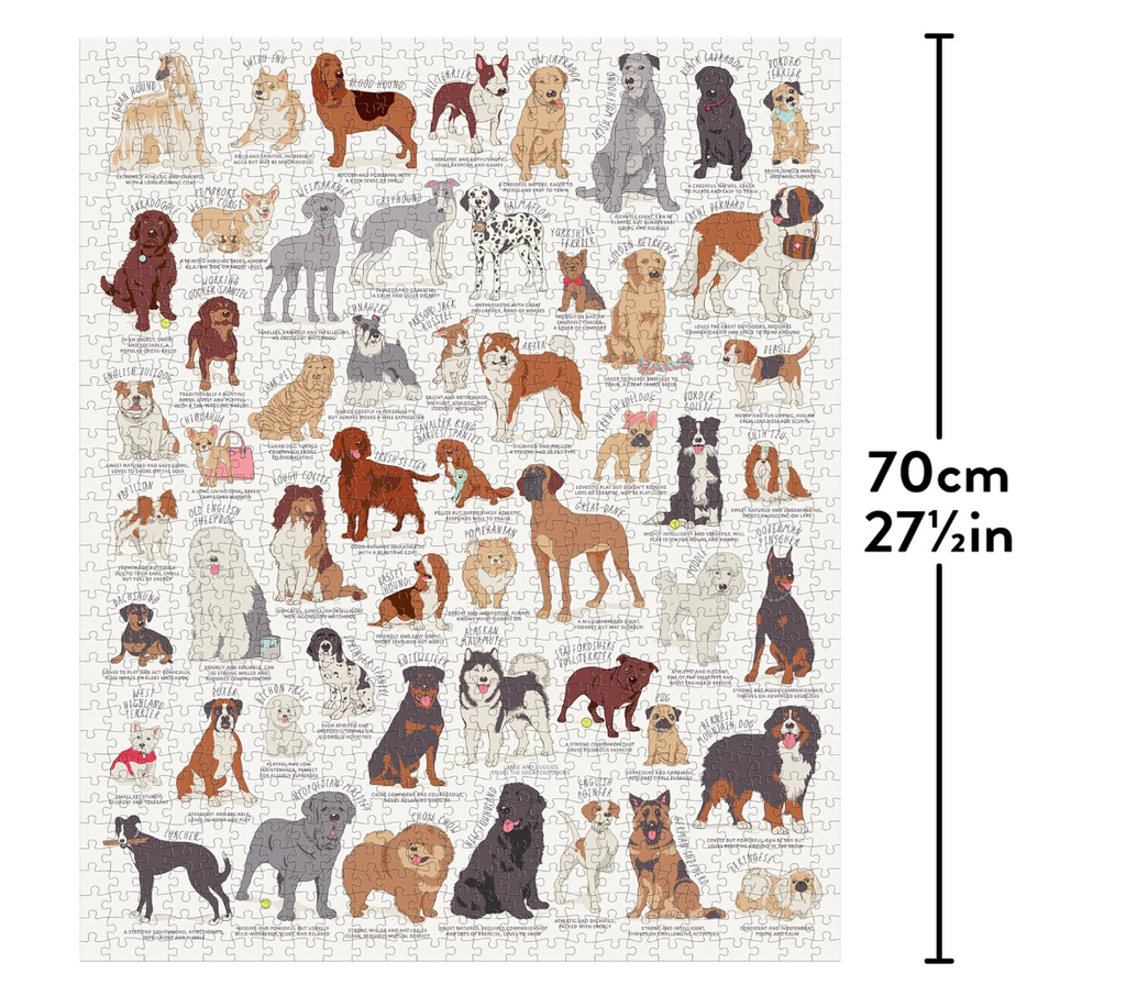 Dog Lover's 1,000 Piece Jigsaw Puzzle