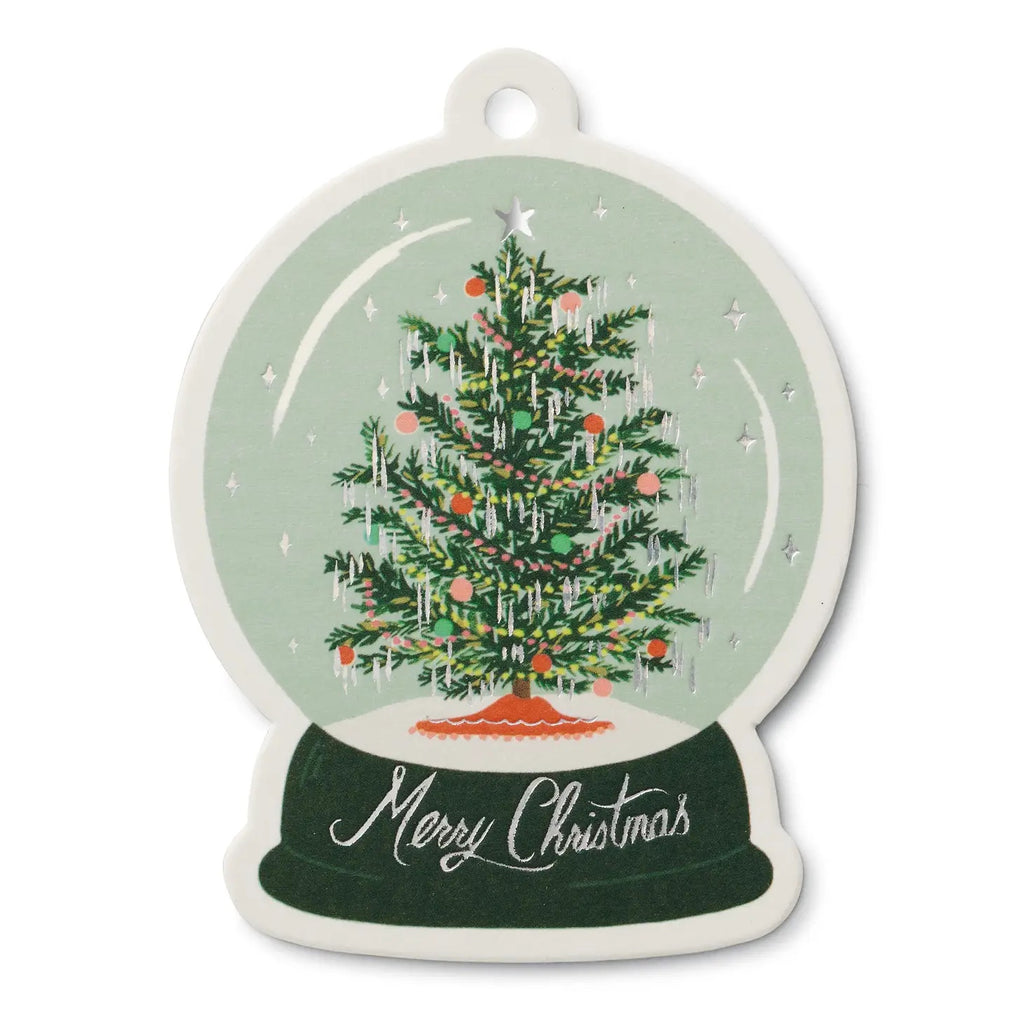 Rifle Paper Co. Snow Globe Gift Tags, Pack of 8