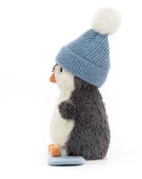 Jellycat Peanut Penguin Snowboarding, Small