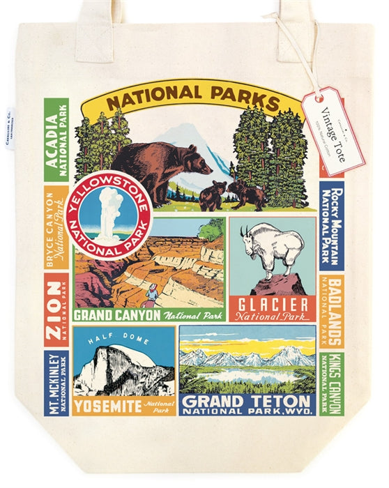 Cavallini National Parks Tote Bag