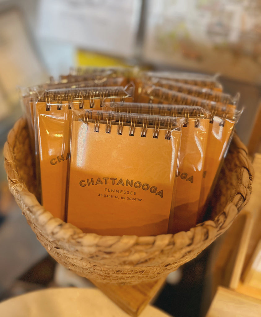 Gold Chattanooga Coordinates Mini Jotter Notebook