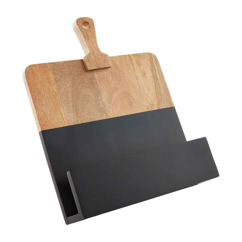 Black Two-Toned Cookbook Holder