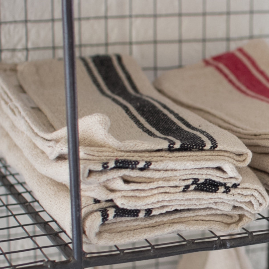 Cotton Kitchen Towel with Stripe, 2 Colors