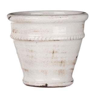 5 inch white ceramic plant pots 5 Inch Ceramic Pot, 3 Styles