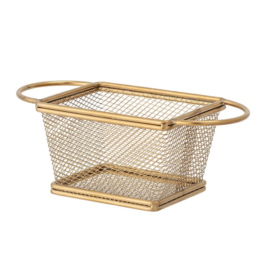 Stainless Steel Gold Mesh Basket