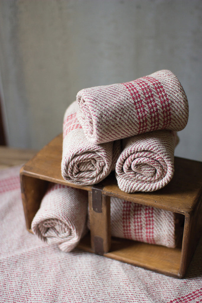 Red Cotton Kitchen Towel