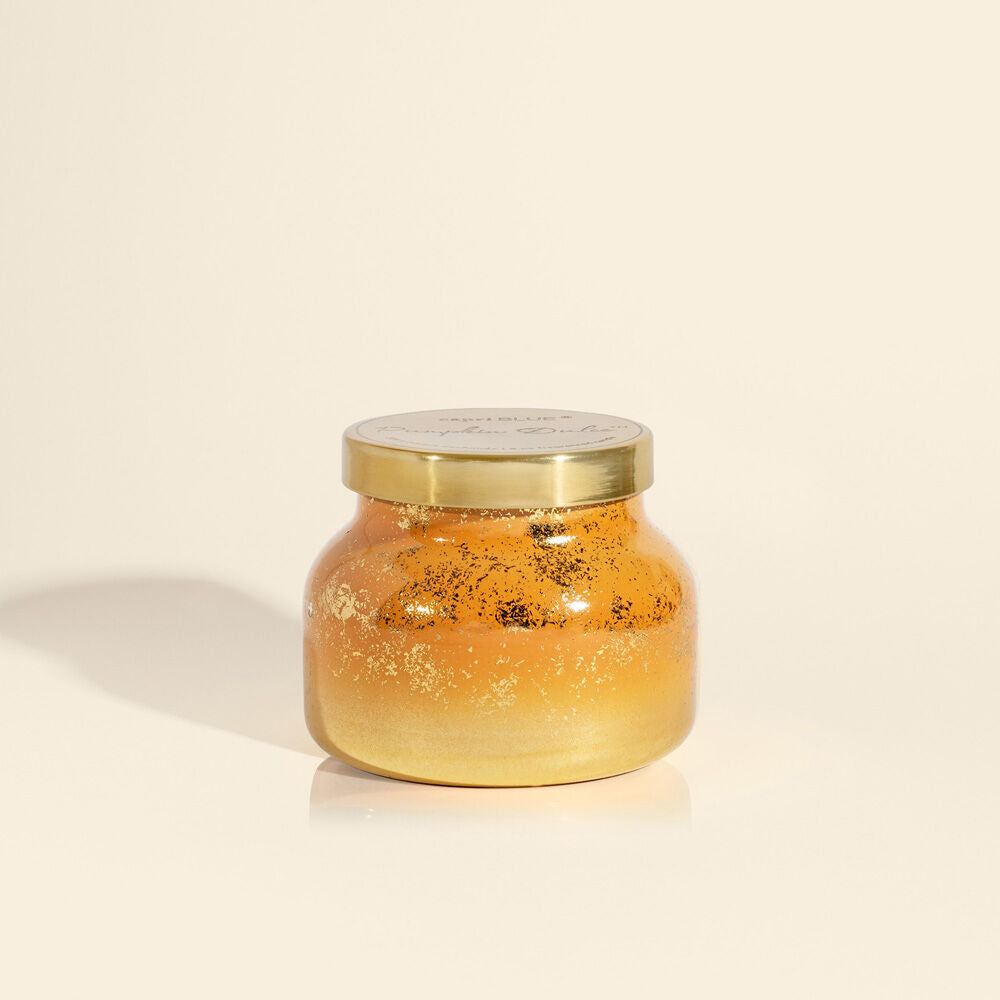 Capri Blue Pumpkin Dulce Glimmer Petite Jar Candle, 8 Ounces