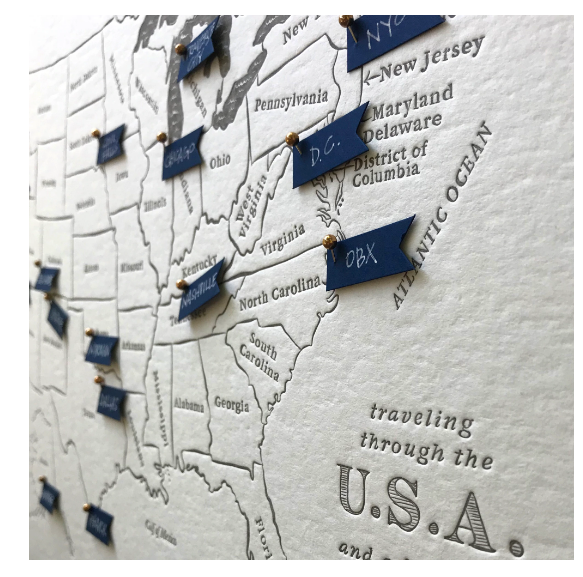 U.S.A. Travel Map