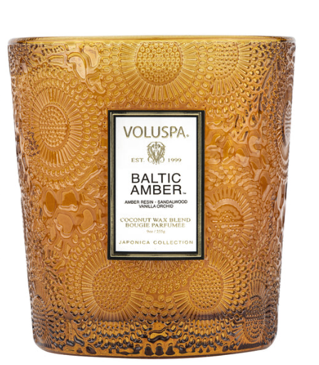 Voluspa Baltic Amber Classic Boxed Candle