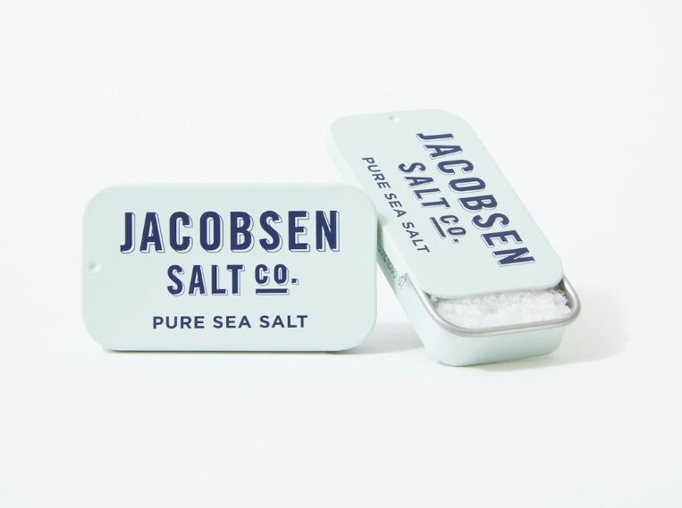 Jacobsen Salt Co. Kosher Sea Salt Slide Tin