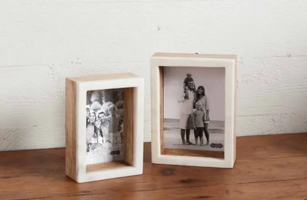 Small Marble Block Picture Frame, 4x6