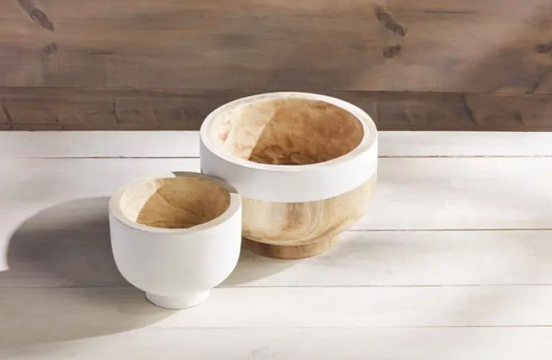 White Paulownia Wood Bowl