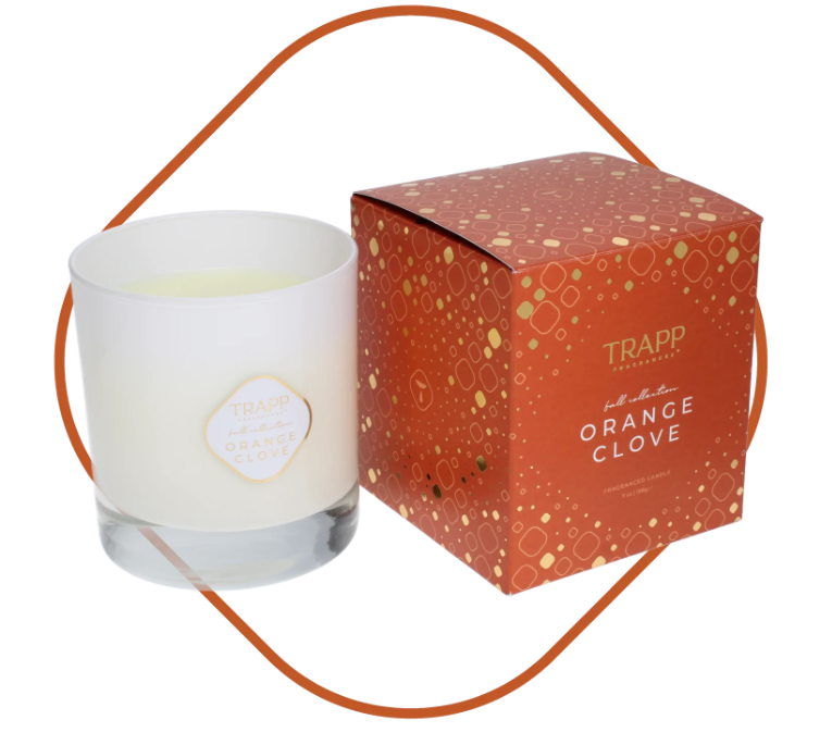 Trapp Fragrances Orange Clove Boxed Candle, 7 Ounces