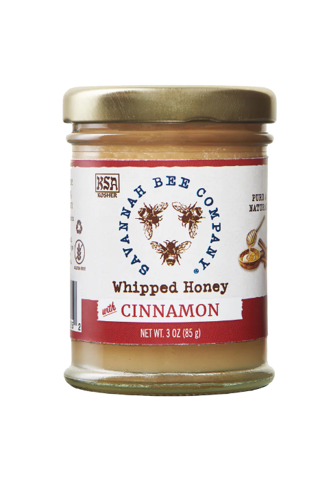 Savannah Bee Company Whipped Honey with Cinnamon, 3 oz.