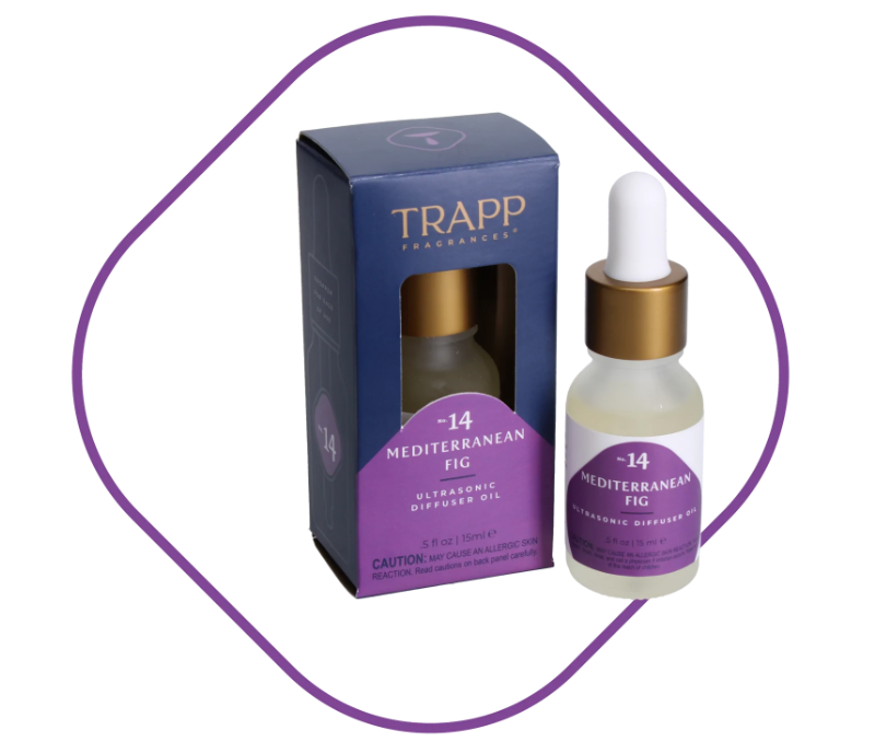 Trapp Fragrances No. 14 Mediterranean Fig Ultrasonic Diffuser Oil, 0.5 Ounce