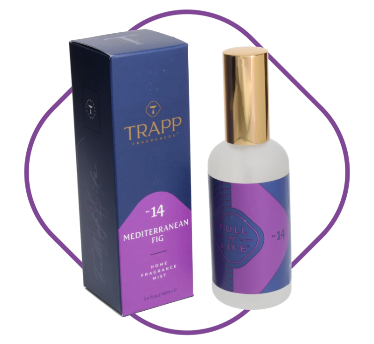 Trapp Fragrances No. 14 Mediterranean Fig Fragrance Mist, 3.4 Ounces