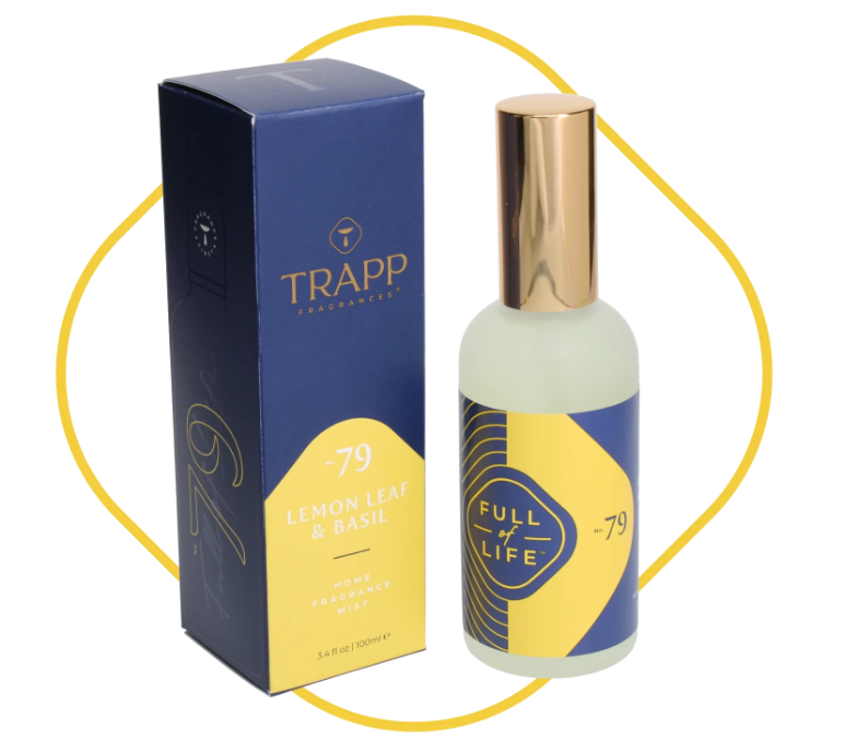 Trapp Fragrances No. 79 Lemon Leaf & Basil Fragrance Mist 3.4 Ounces