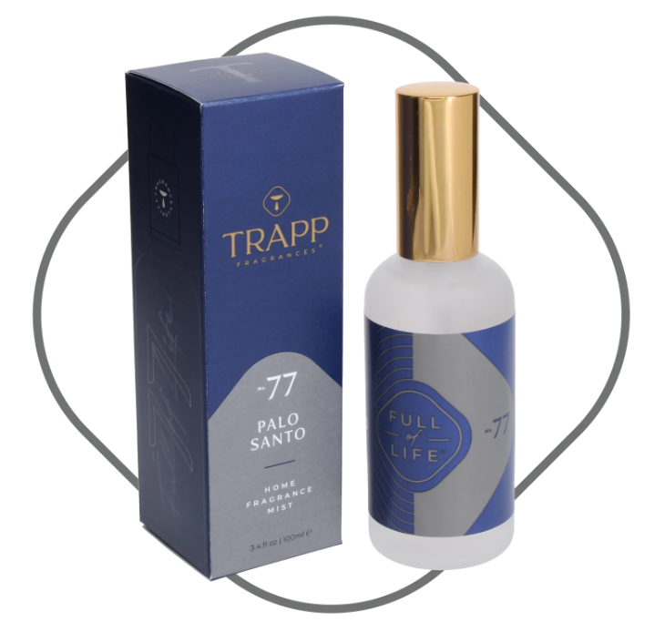 Trapp Fragrances No. 77 Palo Santo Fragrance Mist, 3.4 Ounces