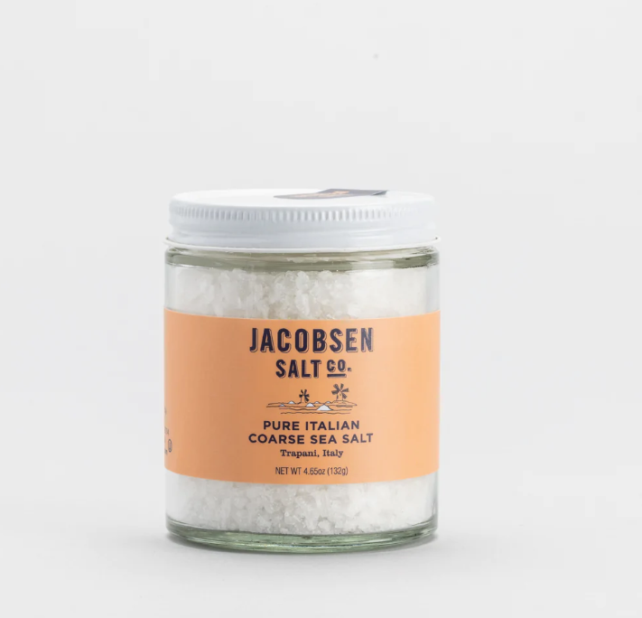 Jacobsen Salt Co. Pure Italian Coarse Sea Salt, Refill Jar