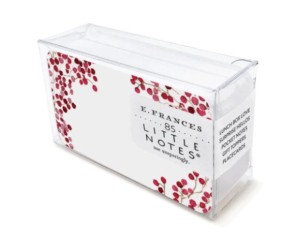 Little Notes Notecards - Red Berries