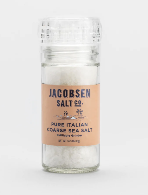 Jacobsen Salt Co. Pure Italian Coarse Sea Salt Grinder