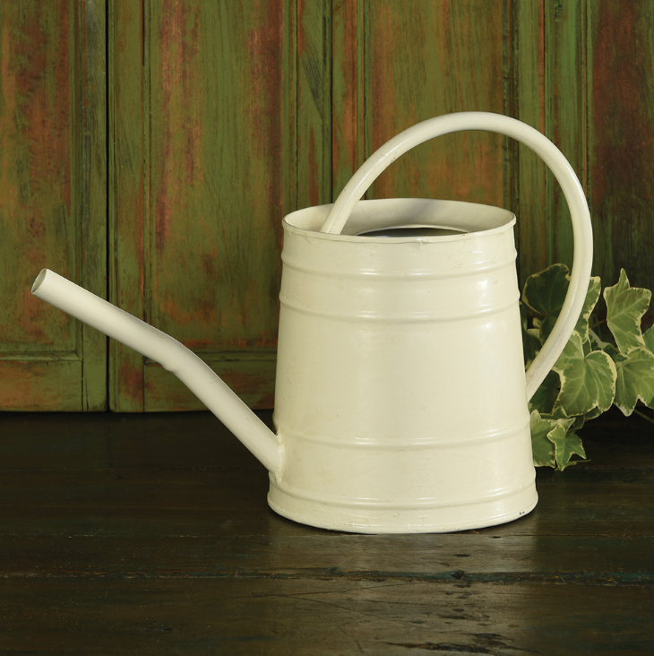 White Watering Can, Small