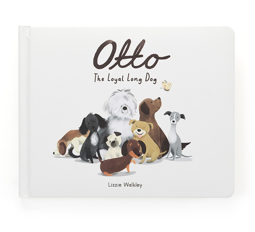 Jellycat Otto The Loyal Long Dog Book
