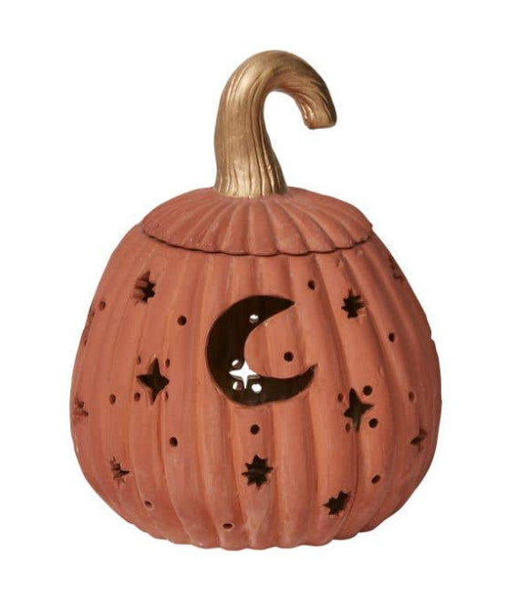 Moon & Stars Pumpkin Lantern, 2 Sizes