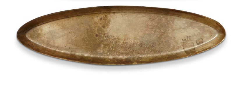 Antique Brass Oval Tray, 2 Sizes