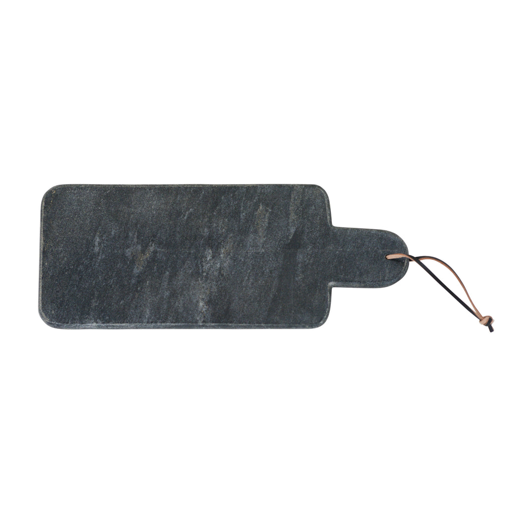 Black Marble Cheese/Cutting Board with Handle