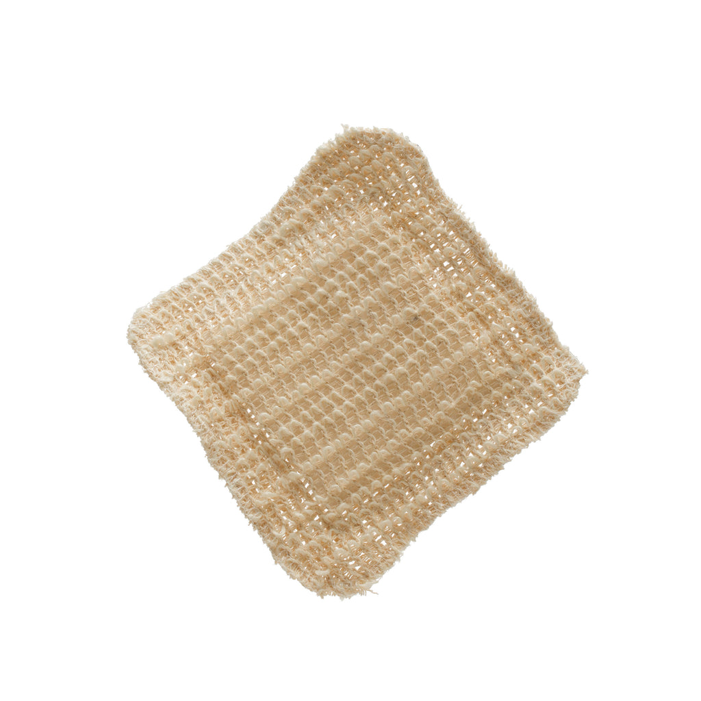 Square Sisal & Cellulose Sponge, Natural