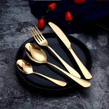 Gold Appetizer Fork