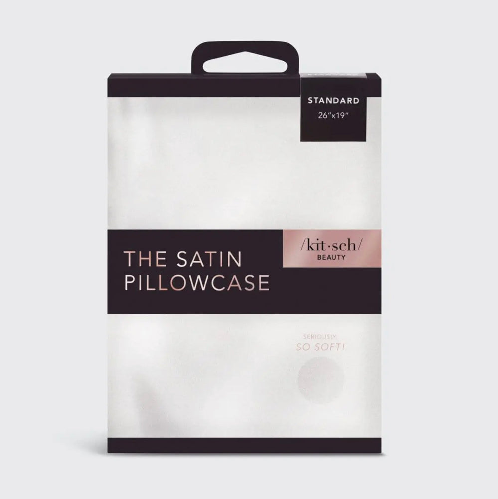 Satin Pillowcase, Standard - Ivory