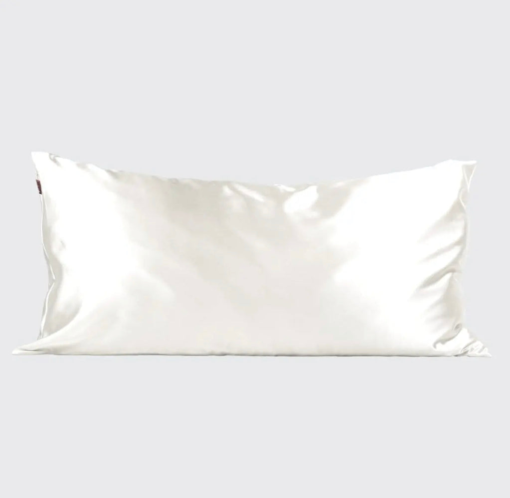 Satin Pillowcase, King - Ivory