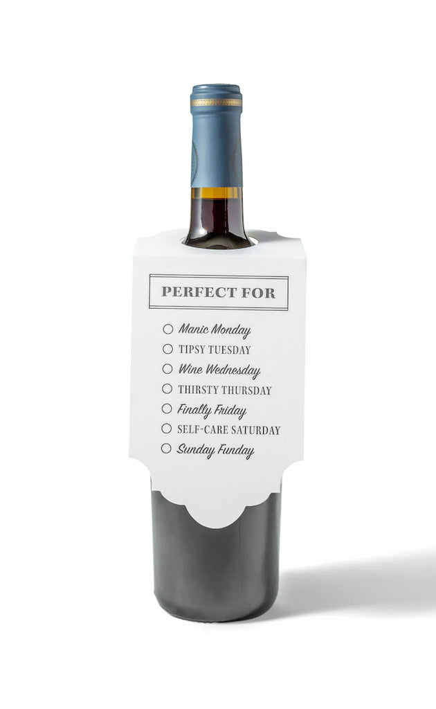 Perfect For Weekdays Wine & Spirits Tag