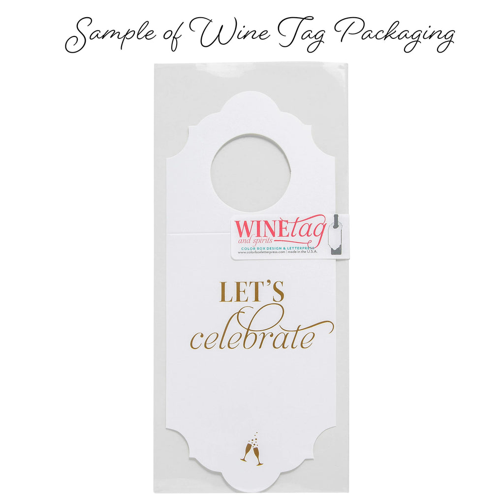 Pairs Well With Wine & Spirits Tag