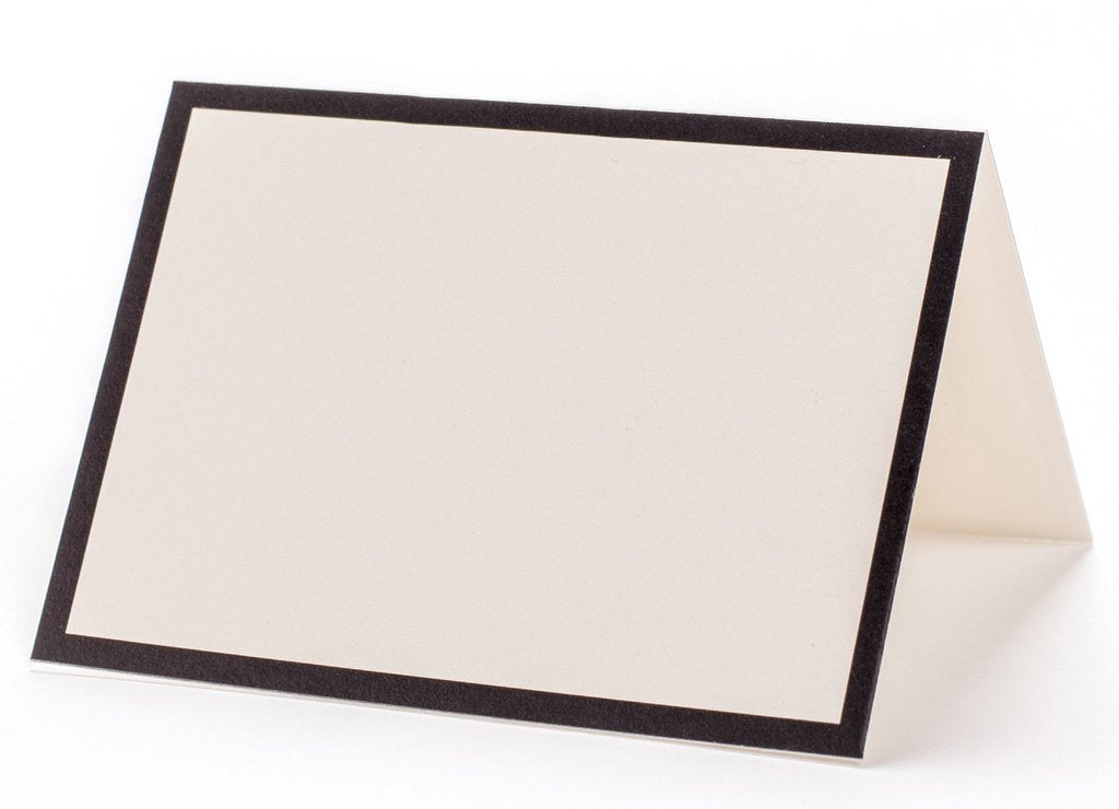 Hester & Cook Black Frame Paper Place Cards