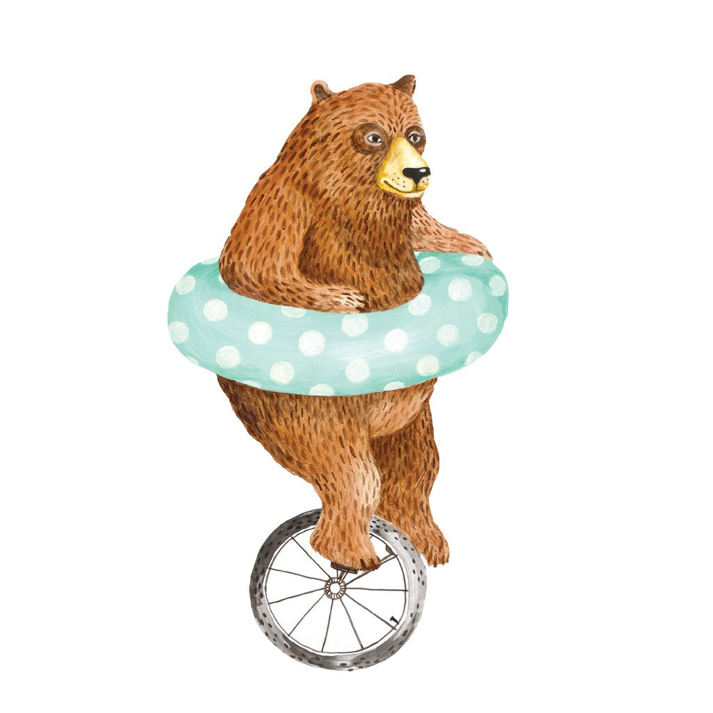 Hester & Cook Nice Wheels Bear Paper Table Accents