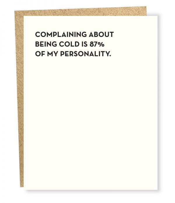 Sapling Press - #943: Being Cold Card