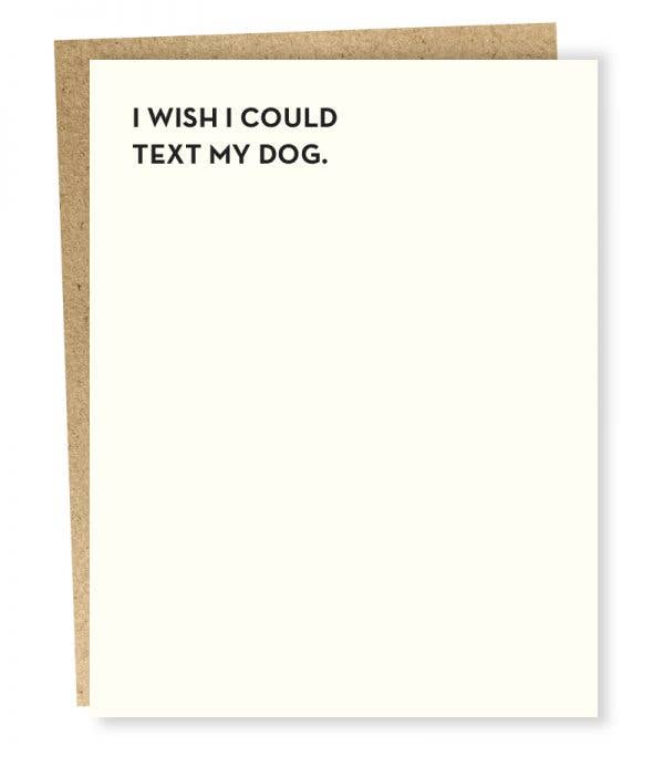 Sapling Press #910: Dog Text Card